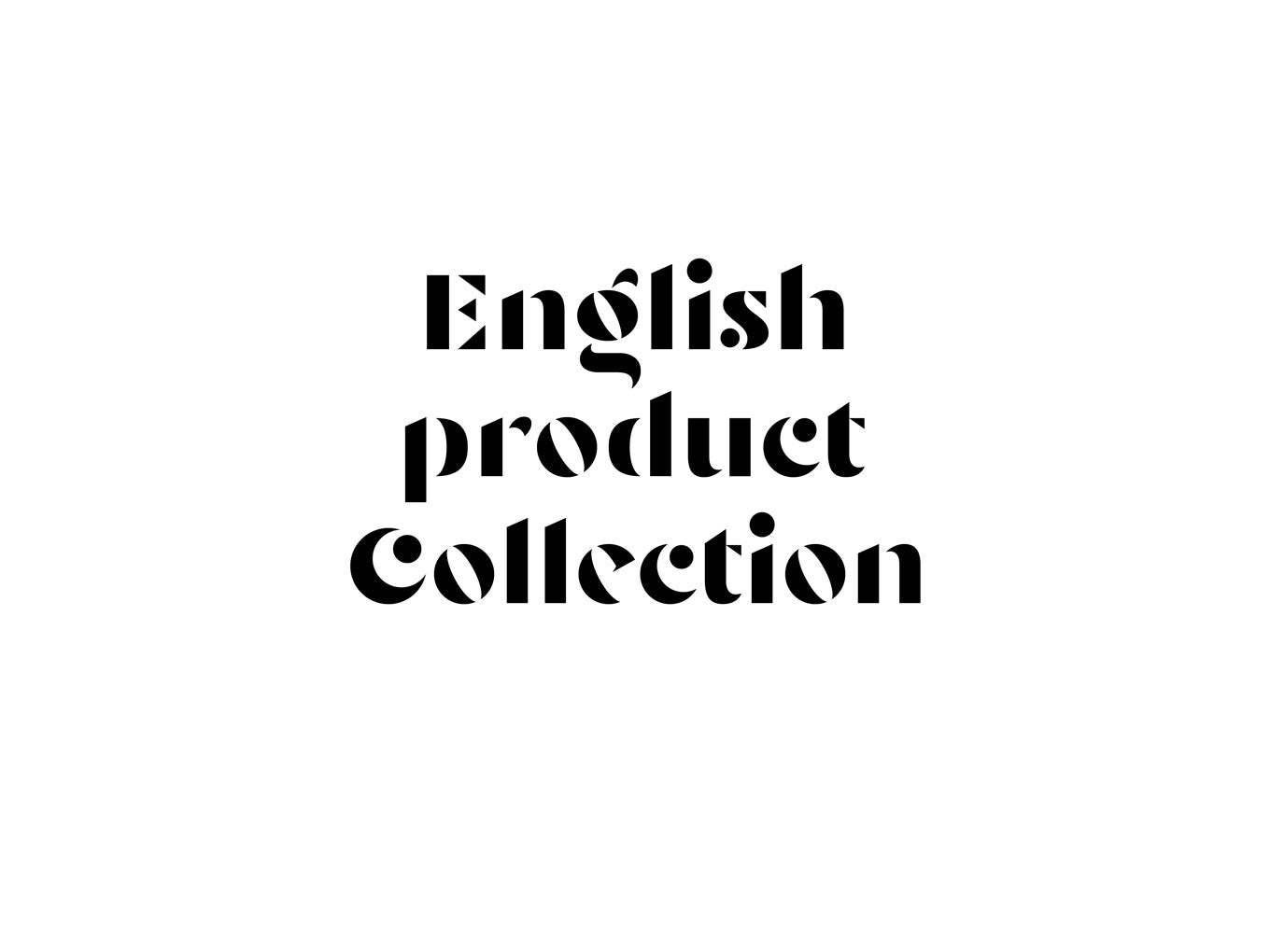 English product collection