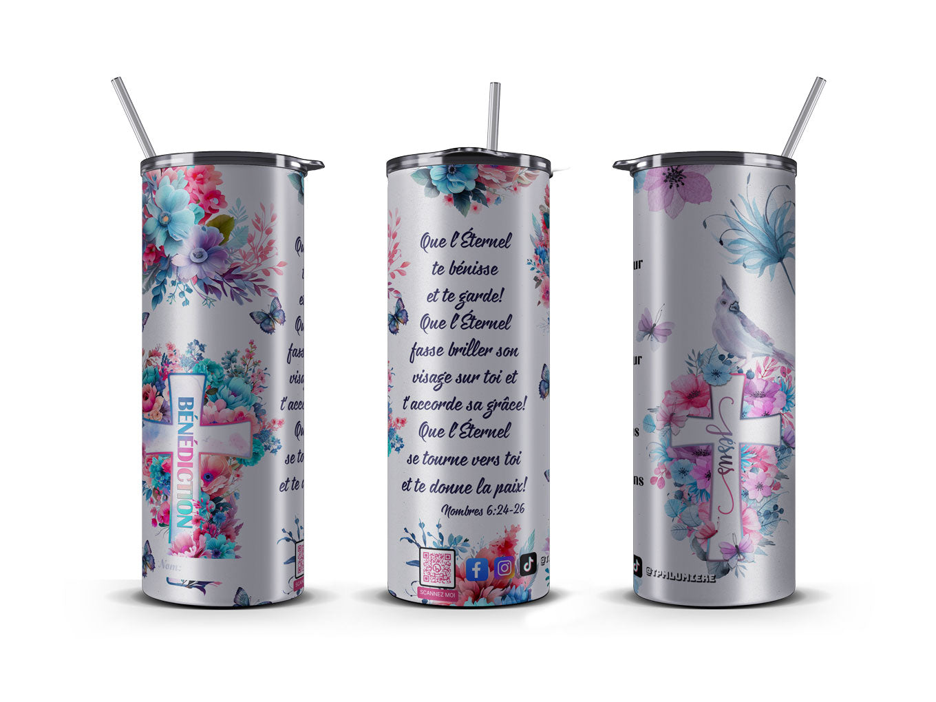 Tumbler 20 OZ, The blessing formula - La formule de bénédiction (French)