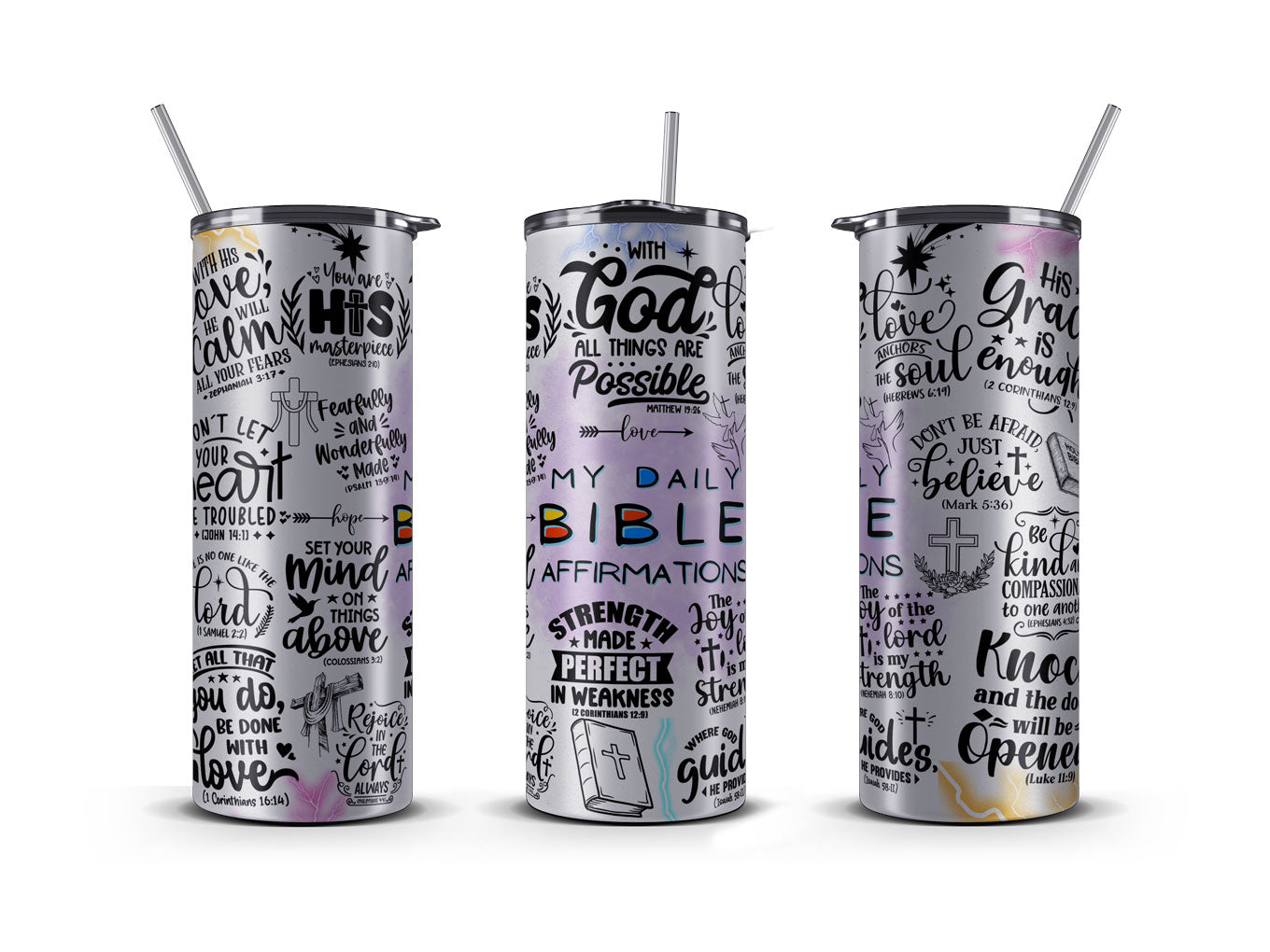 Tumbler 20 OZ, With God all Things Are Possible