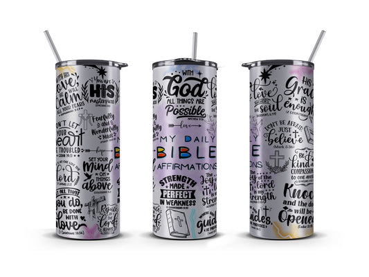Tumbler 20 OZ, With God all Things Are Possible