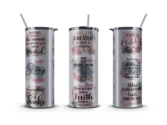 Tumbler 20 OZ, Created with purpose