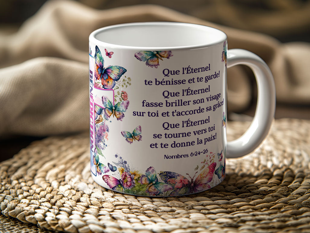 Mugs 11 - 15 OZ, The blessing formula - la formule de la bénédiction (French)